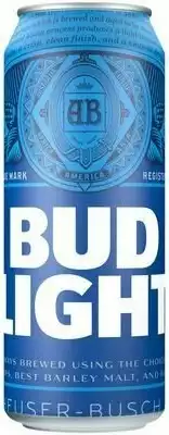 Пиво BUD LIGHT СВЕТЛ. ФИЛЬТР. ПАСТЕР. Ж/Б 0,45Л