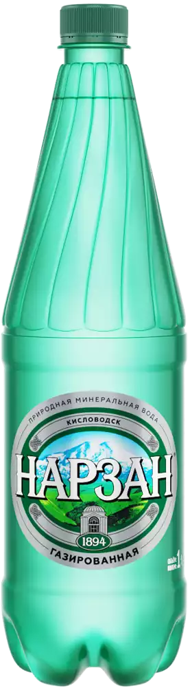 Минеральная вода НАРЗАН ГАЗ. ПЭТ 1Л