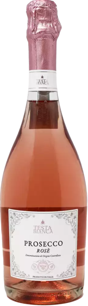 Вино игристое ПРОСЕККО РОЗЕ ТЕСТА БЬЯНКА 8,5-13,5% РОЗ. БРЮТ 0,75Л