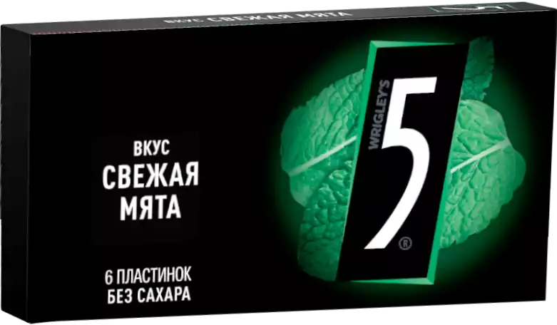 Жевательная резинка FIVE СВЕЖАЯ МЯТА 15,6Г