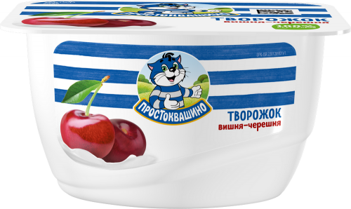 Творожный продукт Простоквашино Вишня и черешня, 3,6%, 130г