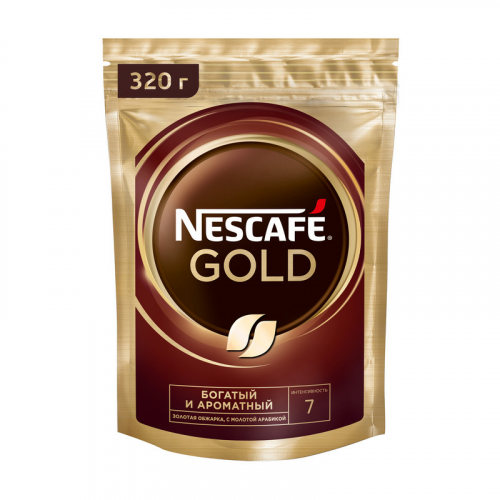 Кофе растворимый Nescafe Gold, 320 г