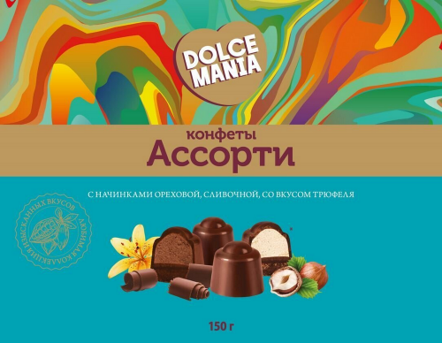 Конфеты ''Dolcemania'' Ассорти, 150 г