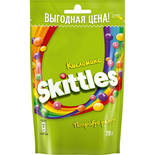 Драже ''Skittles'' Кисломикс, 70 г