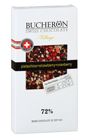 Шоколад горький ''Bucheron'' с кусочками клюквы, 90 г