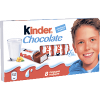 Шоколад ''Kinder'' молочный с молочной начинкой, 100 г