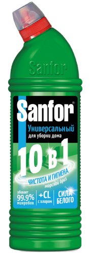 Средство чистящее ''Sanfor'' Universal 10в1 Морской бриз, жидкое, 750 мл