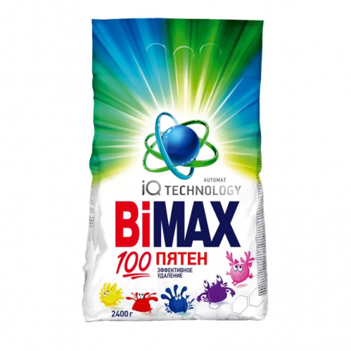 Порошок для стирки ''BiMax'' 100 пятен, автомат, 2,4 кг