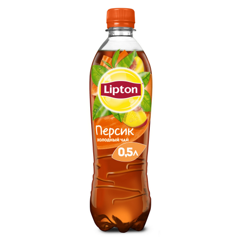 Холодный чай ''Lipton'' С персиком, 0,5 л