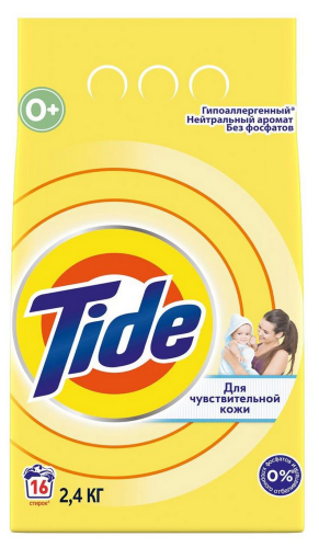 Стиральный порошок ''Tide'' Детский, подходит для чувствительной кожи, автомат, 2,4 кг