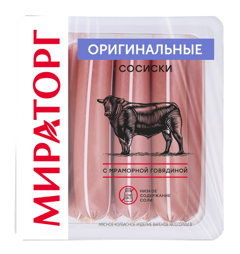 Сосиски ''Мираторг'' Оригинальные, 350 г