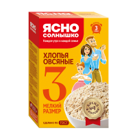 Хлопья овсяные ''Ясно солнышко'' №3, 350 г