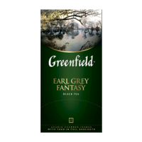 Чай ''Greenfield'' Earl Grey Fantasy черный с бергамотом в пакетиках, 25 шт