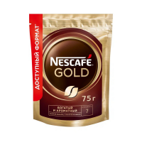 Кофе ''Nescafe'' Gold молотый растворимый, 75 г