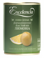 Оливки ''Excelencia'' с лимоном, 280 г