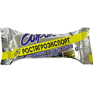 Сырок творожный глазированный Ростагроэкспорт с ароматом ванили 20%, 45г