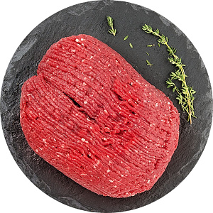 Фарш из постной говядины на подложке, 1кг