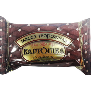 Творожная масса сладкая Ростагроэкспорт Картошка 20%, 100г