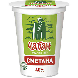 Сметана Чабан 40%, 300г