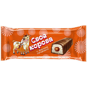 Десерт глазированный Своя корова с варёной сгущёнкой 23%, 40г