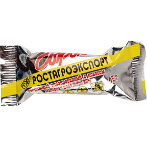 Сырок творожный глазированный Ростагроэкспорт с кокосом 26%, 45г