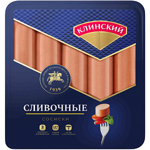 Сосиски Клинский Сливочные, 470г