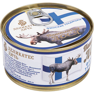 Паштет из лося Деликатес Дичь Финские традиции, 200г
