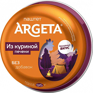 Паштет из куриной печени Argeta, 95г