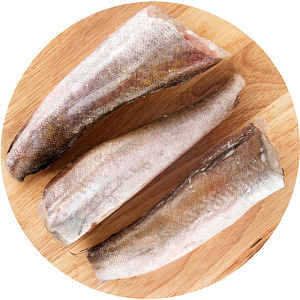 Хек замороженный, тушка, 1кг