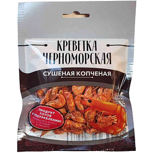 Креветка черноморская сушеная копченая Fill Ka Products, 25г