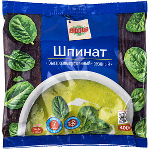 Шпинат Глобус резаный, 400г