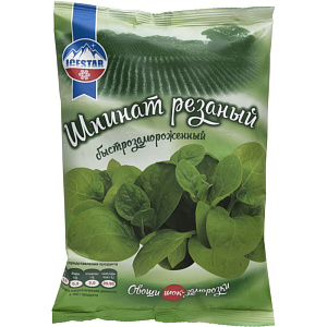 Шпинат Icestar резаный, 400г