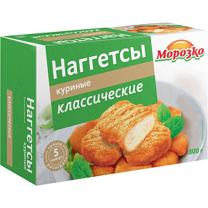 Наггетсы куриные Морозко Классические, 300г
