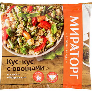 Кус-кус с овощами Мираторг в соусе Марокко, 400г