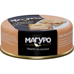 Паштет из лосося Магуро, 90г