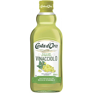 Масло виноградное Costa d'Oro рафинированное, 0,5л