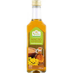 Масло горчичное Глобус Вита нерафинированное, 0,25л