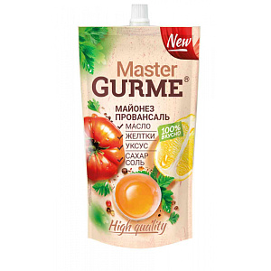 Майонез Провансаль Master Gurme 50,5%, 350мл