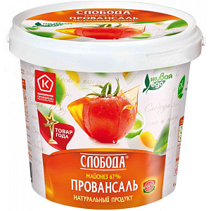 Майонез Провансаль Слобода 67%, 900мл