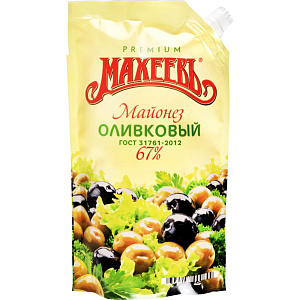 Майонез оливковый Махеевъ 67%, 380г