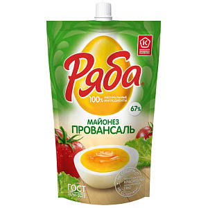 Майонез Провансаль Ряба 67%, 350г