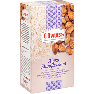 Мука миндальная С. Пудовъ, 100г