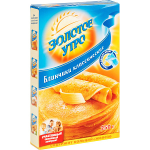 Мучная смесь Золотое утро Блинчики классические, 250г