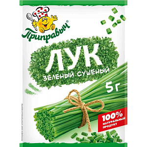 Лук зелёный сушёный Приправыч, 5г