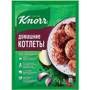 Приправа Кнорр На Второе Домашние котлеты, 44г
