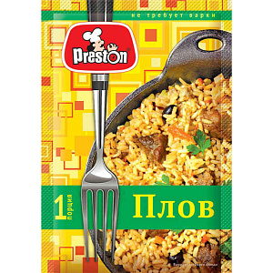 Плов Preston с говядиной, 40г