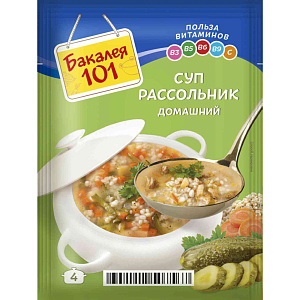 Суп Бакалея 101 Рассольник Домашний, 65г