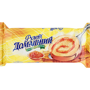 Рулет бисквитный Домашний Варёная сгущёнка, 150г