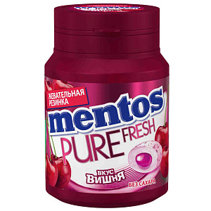 Жевательная резинка Mentos Pure Fresh вкус Вишня, 54г