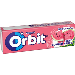 Жевательная резинка Orbit Сочный арбуз, 13,6г